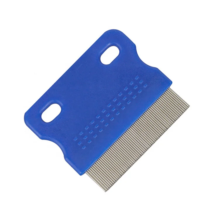 

D-210923-2 Plastic stainless steel red yellow green blue pink Deinsectization pet comb