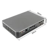Topton 8th Generation mini pc Intel Core i5 8400 Dedicated Graphics Mini computer DDR4 32GB HD DP DVI tiny desktop pc