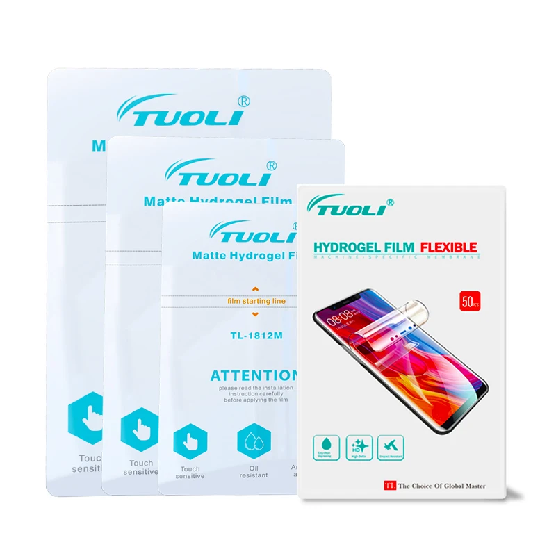 

Universal protector cutting machine Material TPU hydrogel Protector film for any cell phone model Screen TPU Hydrogel Film