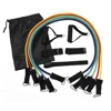 Anti Snap Tube Resistance Band Set With Fabric Covered With Door Anchor Ankle Strap Carrying Case