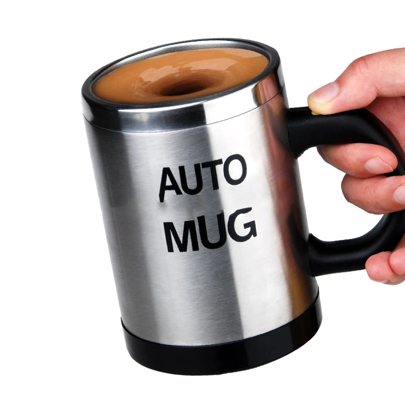 

WHY209 Auto MagneticMug Stirring Mug Coffee Beautylabo Self-Stirring Whirlpool Mug Electric Milk Cup Full Automatic Blender, As picture