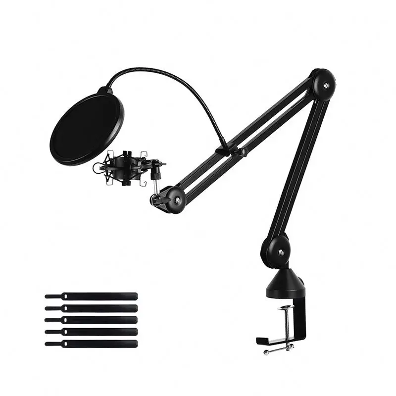 

Springless Cantilever Bracket Tripod Condensador Condenser Microphone Stand