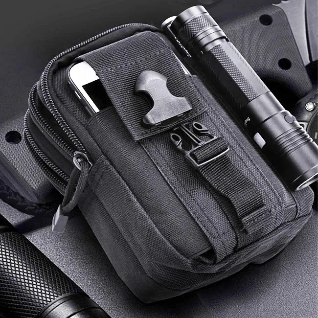

EDC Utility Gadget Bag Molle Attachment Belt Holder Tactical Phone Waist Pouch For Men Women