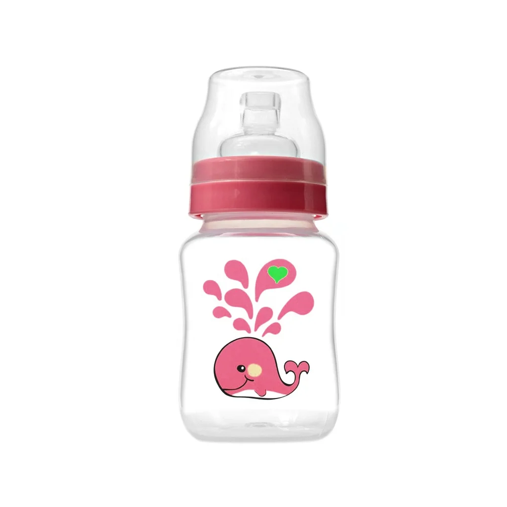 
OEM BPA free natural wide neck bebe mamadeira baby feeding bottle infant nursing bottles 