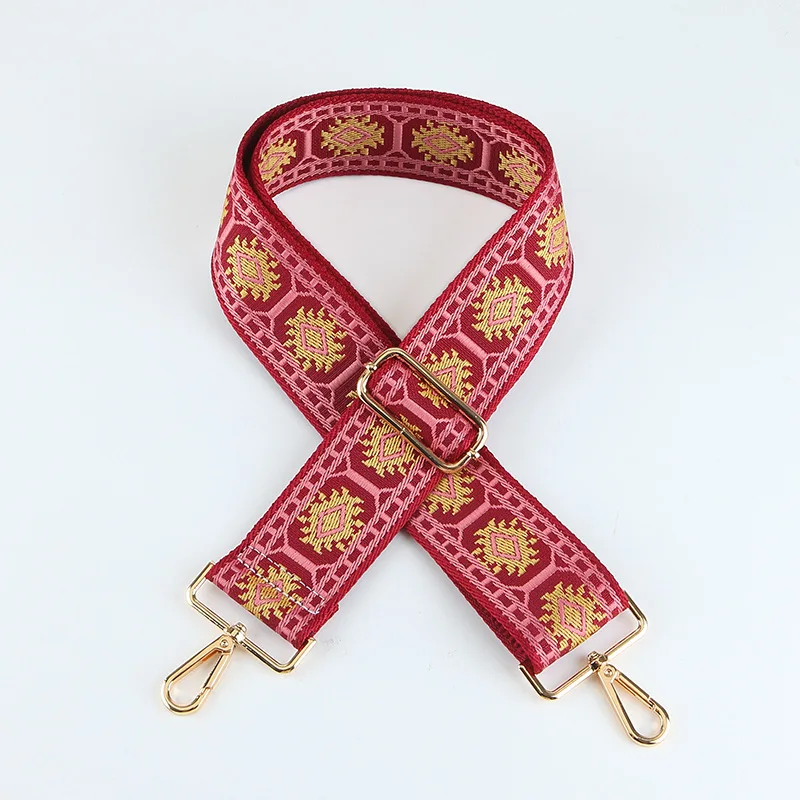 

REWIN New Bohemian Women 2inch Thick Canvas Shoulder Straps Cross Body Guitar Purse Straps for Bags Handbags, 9 colors in stock