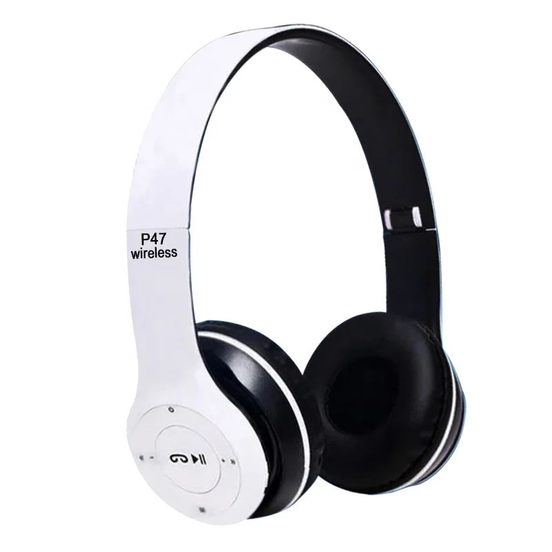 

3.5mm Jack Foldable Stereo Noise Canceling P47 Wireless Headphones