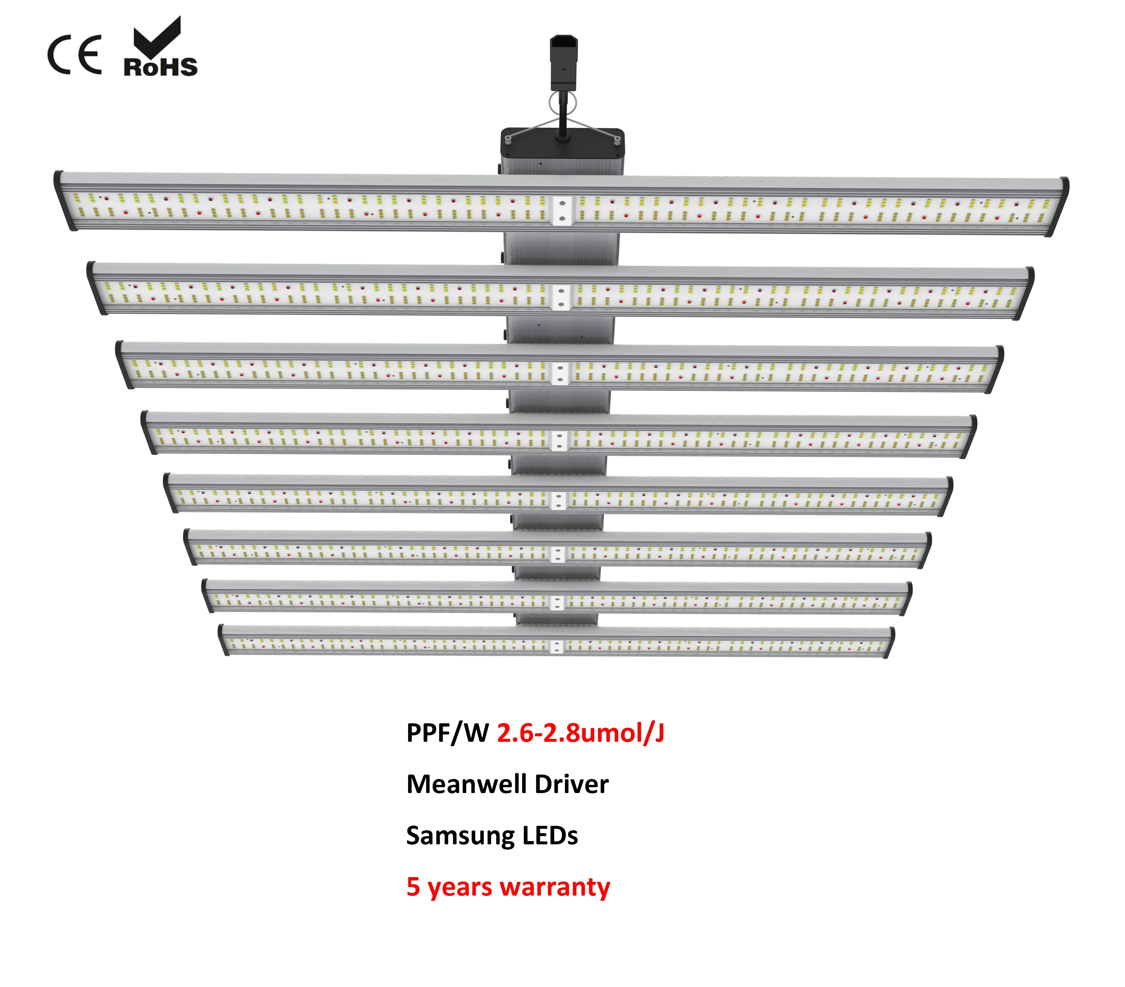 Multi-tiers Growing Original Samsung LED cob Full Spectrum + UV IR LED Grow Light Bars Higher Crop Yields