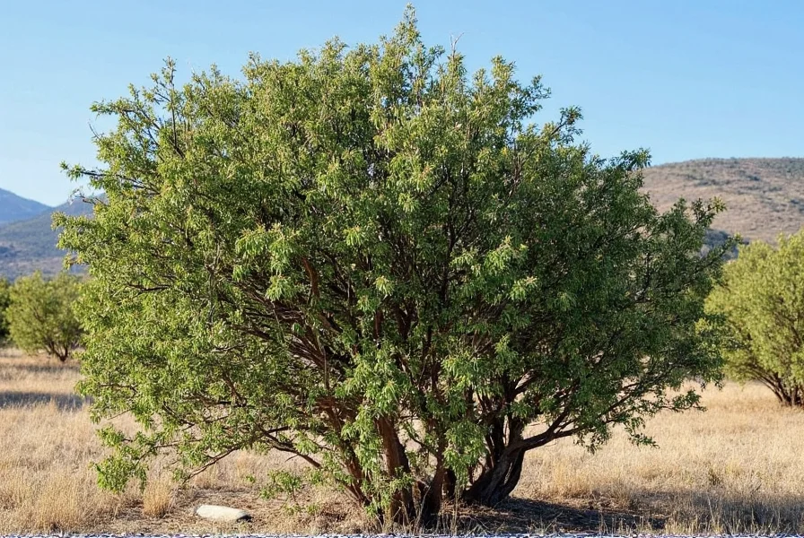 Side-by-side comparison of Piper nigrum vine with peppercorns and Schinus molle tree with pink berries