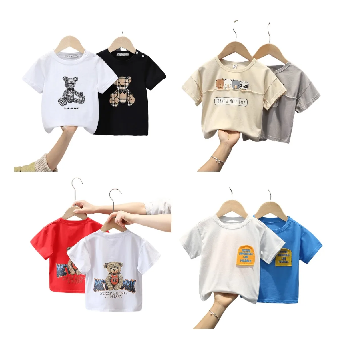 

Competitive Price Good Quality Custom Children Shirt Short Sleeve Kid T-shirt