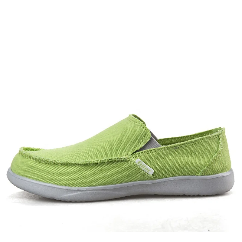 

Xiamen footwear supplier comfortable lightweight cheap price casual canvas slip-on loafers shoes for women wholesale China, 5 color ways