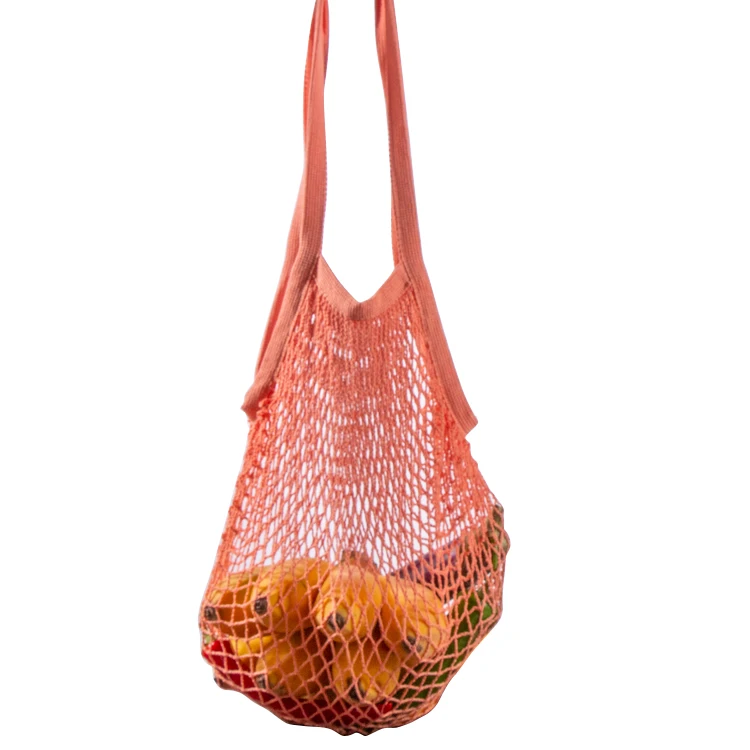 

Reusable Grocery Cotton Net Tote Bag Zero Waste Farmer Market Fruit and Vegetable String Mesh Shopping Net Bag