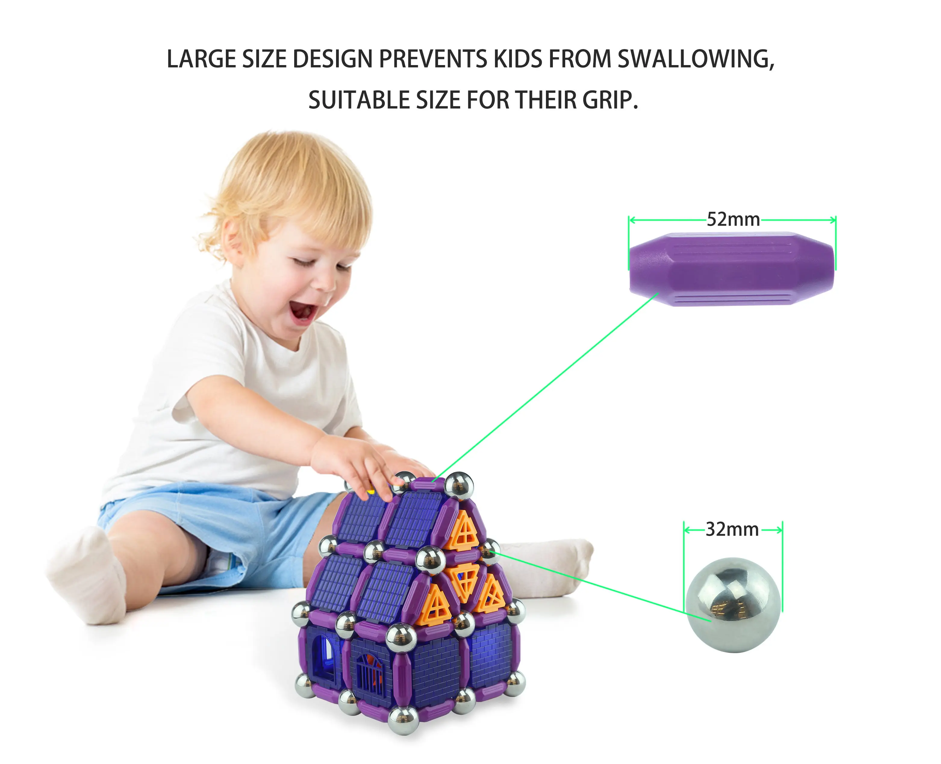 magnetic balls and sticks for toddlers