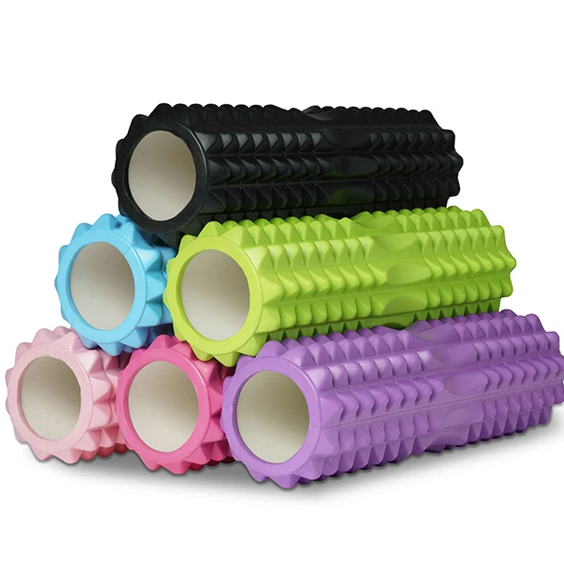 

Custom Logo Size High Density Massage Roller  Yoga column, Black