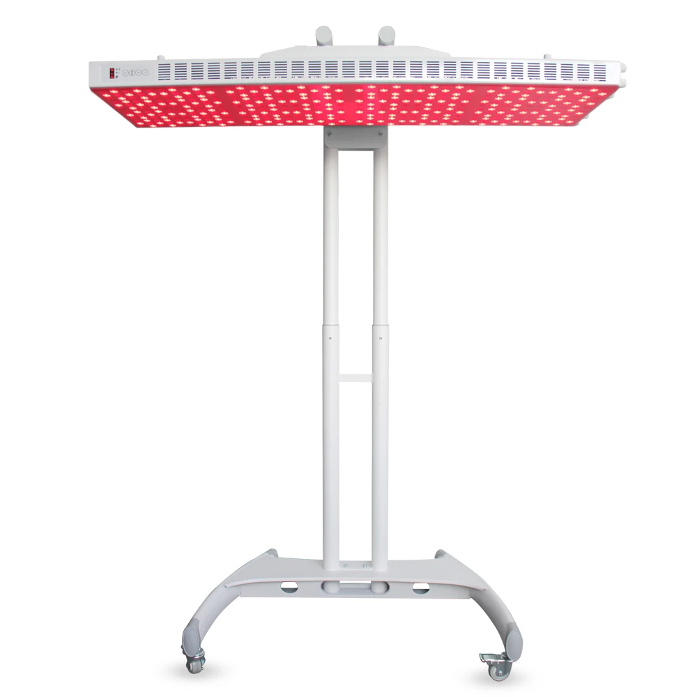 

Newest Mobile Wheeled vertical horizontal stand with TL800 red therapy light for whole body, light therapy bed for home use