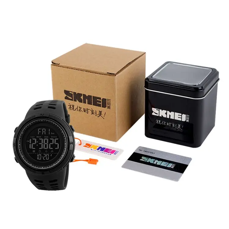 

Skmei sport digital wristwatch men fashion waterproof manufacturer oem watch manual