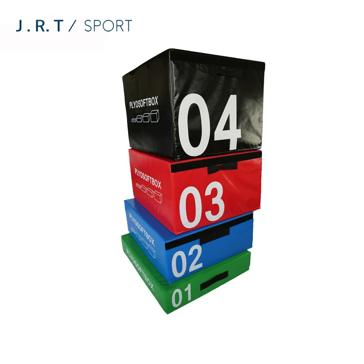 

Factory Direct Sales PU Foam Box Cross Fit Training Plyometric Jump Box, Customer color