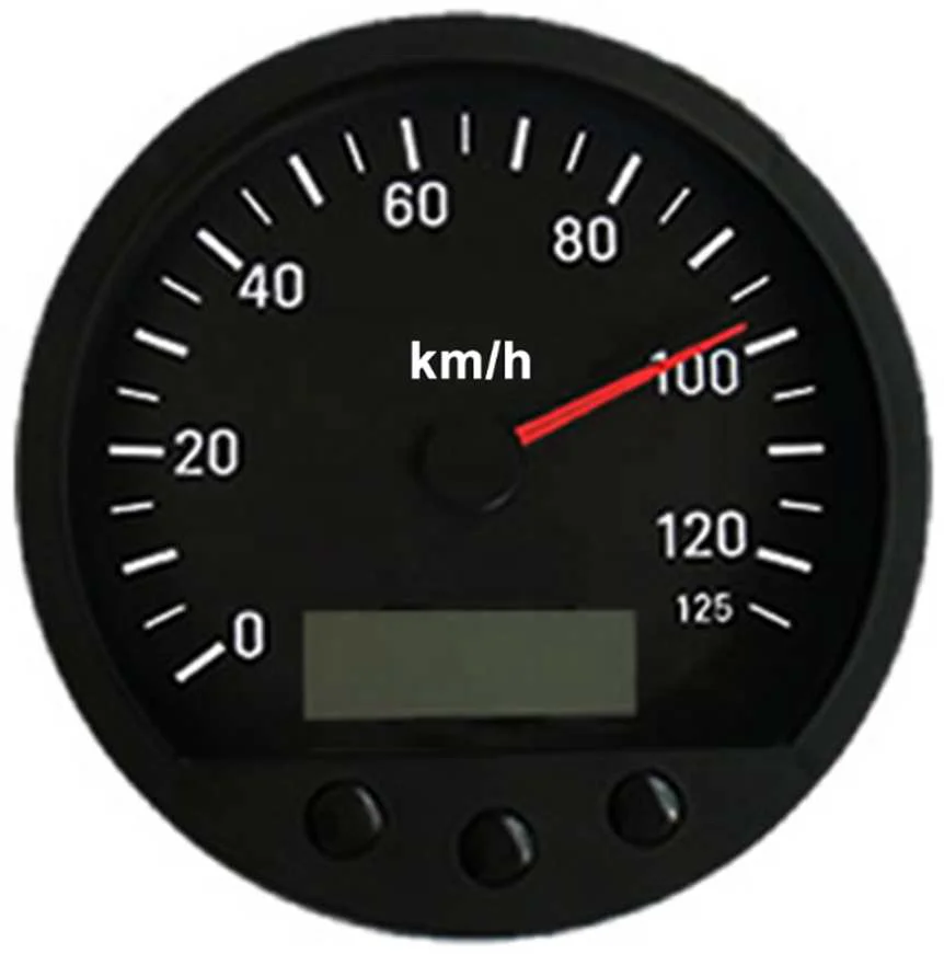 

Programmable Hall Effect Sensor & CANBUS J1939 pulse signal Truck Speedometer with odometer and trip odometer for Bus Truck