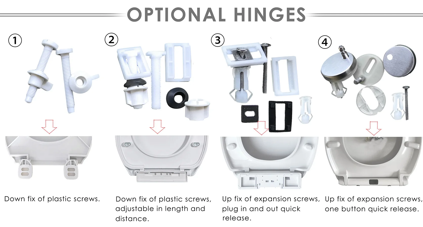 Toilet Seat Hinges Fittings Chrome Finished Toilet Seat Fittings And Fixtures Perfect For Most