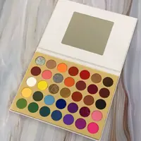 

Newest Private Label Vegan Cosmetics 35 Colors Eyeshadow Palette No Brand Matte Glitter Eye Shadow