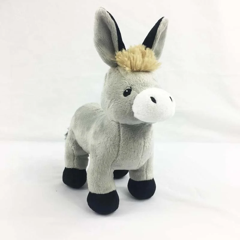 En71&astm Standard Custom Life Size Plush Donkey Stuffed Animal Toy
