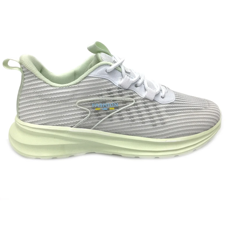 

2021 air breathable cheap women running shoes women's flat sport shoes, 3 color can be available as your request