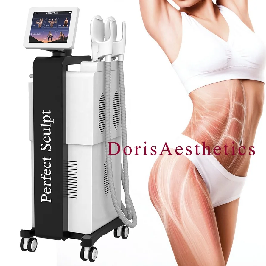

Doris Aesthetics 2021 new arrivals beauty equipment build muscle and burn fat Perfect Sculpt ems muscle stimulator machine