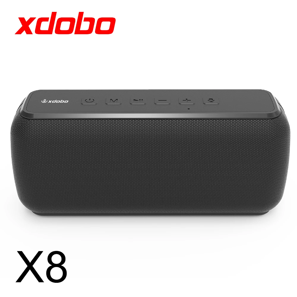 

XDOBO X8 60W Wireless Blue tooth Speaker IPX5 Waterproof TWS 15H Playing Time Voice Assistant Extra Bass Subwoofer Speaker