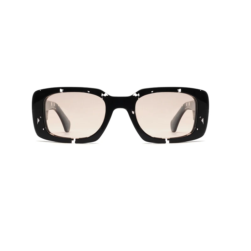 

2022 High Quality Custom Logo Fashion Design Unisex Square Uv400 Polarized Acetate Frame Sunglasses 2022
