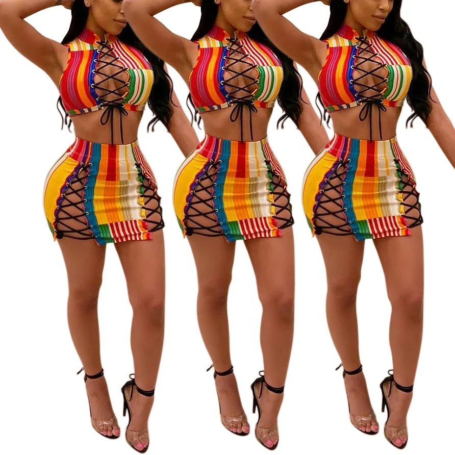 

Newest fashion sexy two piece women night club wear dress, As picture or customized make