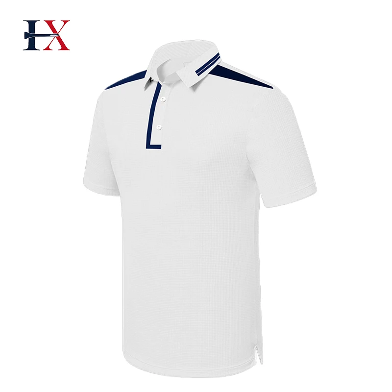

high quality white golf tshirts mens t shirt apparel stock golf polo shirts