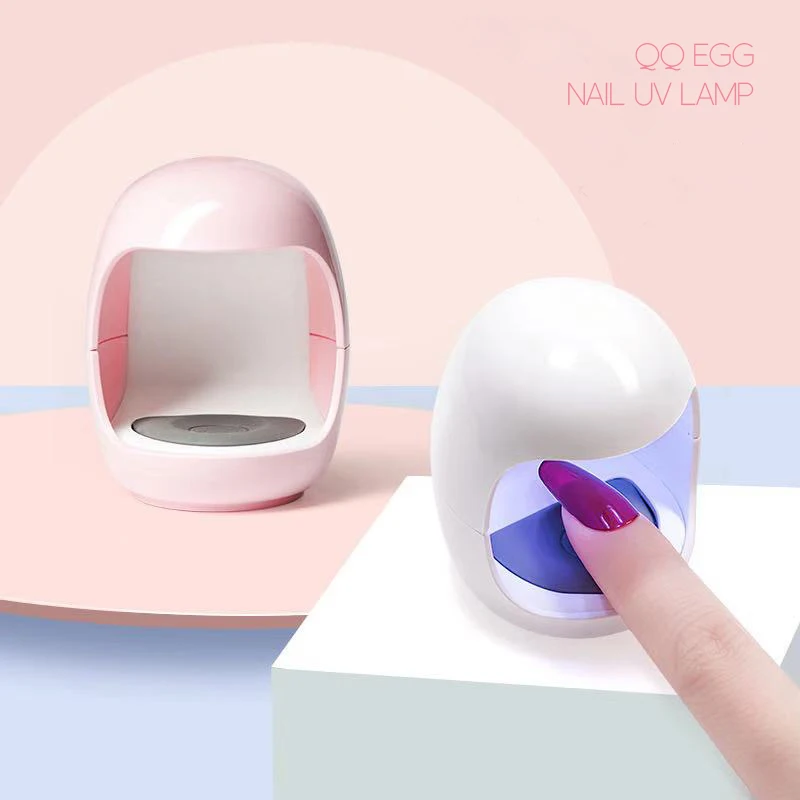 

Creative Design QQ Egg Nail Lamp Tiny UV LED Nail Lamp Portable And Easy To Use