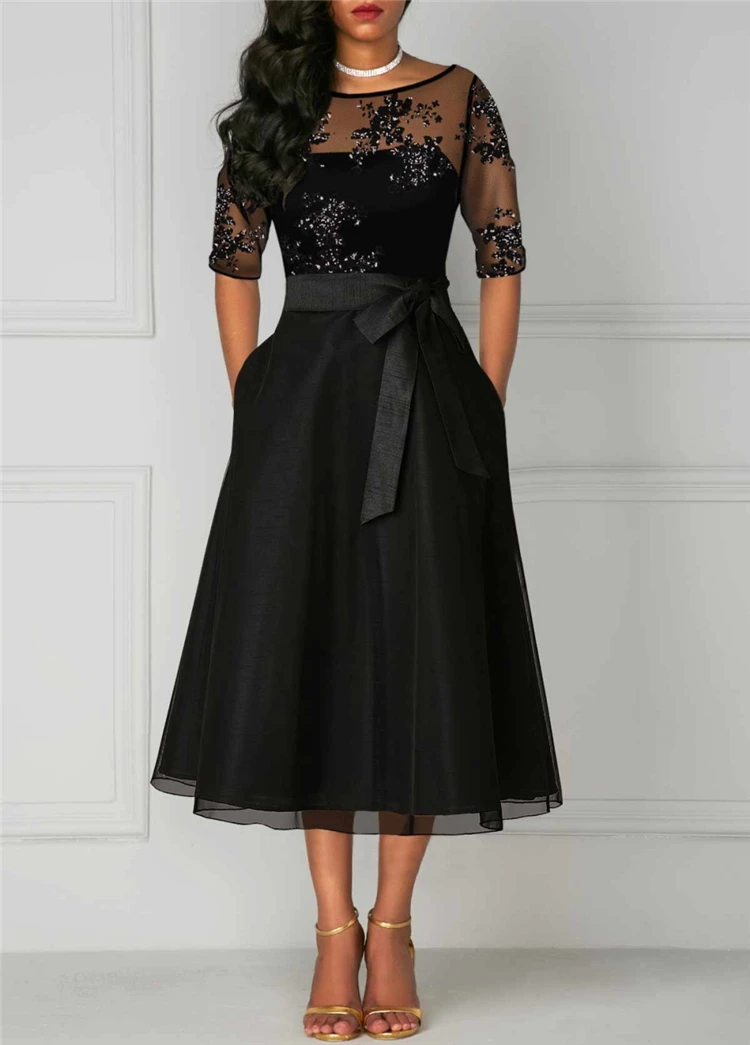 2020 Fashion Women Black Vintage Prom Dresses Wholesale - Buy Vintage ...