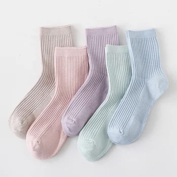 100 cotton socks women's