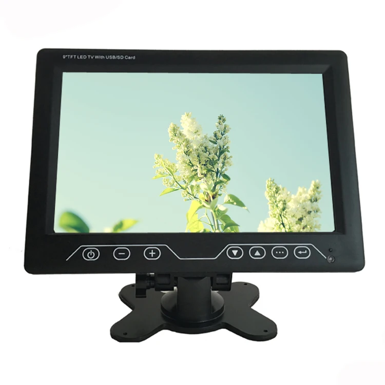 china 9inch analog or DVB-T2 Mini TV Portable