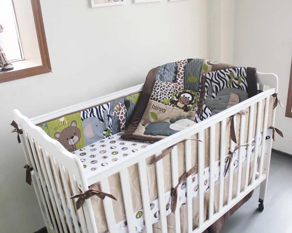 
Hot selling high quality baby crib bedding set 