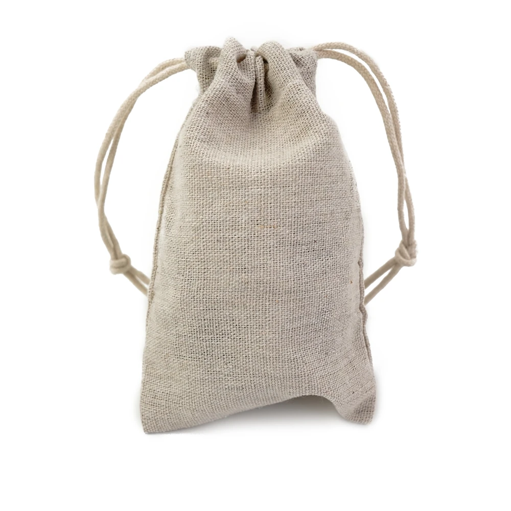 

Wholesales Promotional Custom Printed Gifts Linen Drawstring Bags, Gray,cream,brown,red,natural,green or as per your request