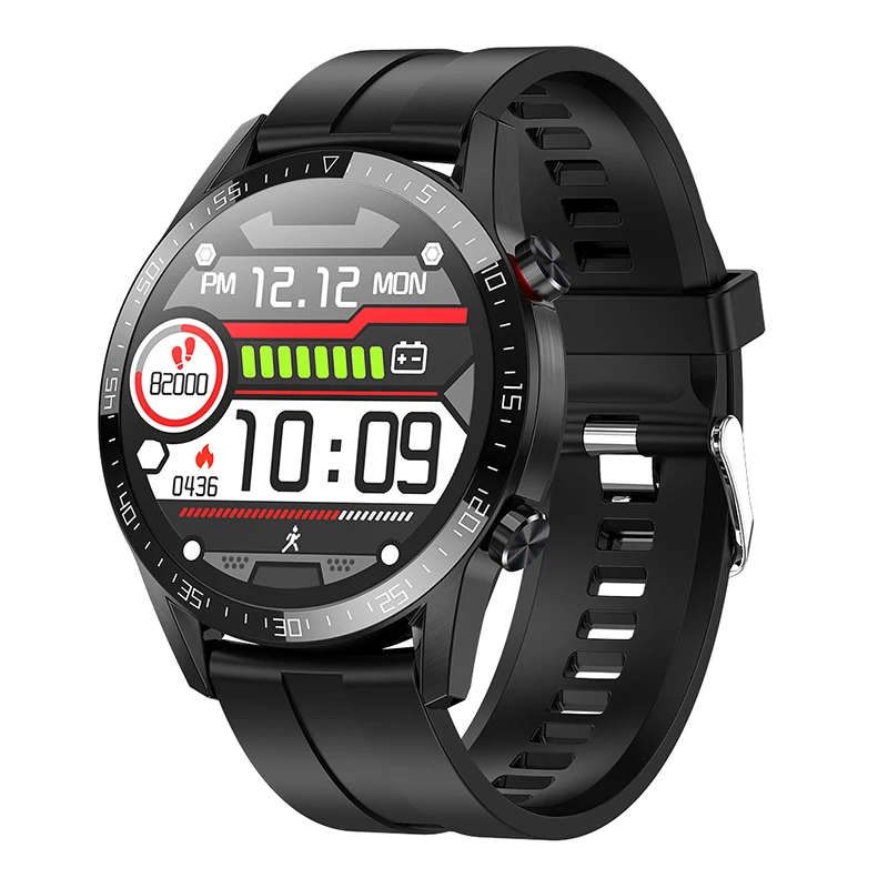 

Popular L13 Silicone/Leather/Stainless Band Strap Waterproof Smart Watch for Android IOS Mobile Phone