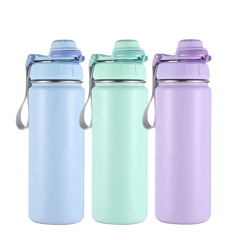 

18oz Sports Vacuum Insulated Stainless Steel Water Bottle with New Design Lid