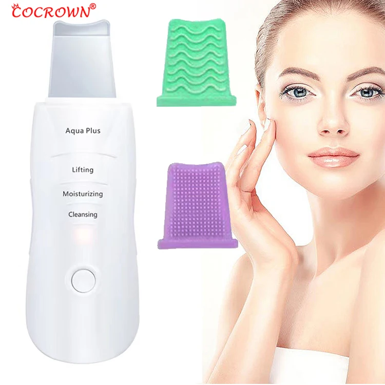 

2021 New Product Skin Spatula Ion Face Spa Scrubs Beuty Care Skin Scrubber Face Scrubbing Machine Ultrasound Skin Scrubber