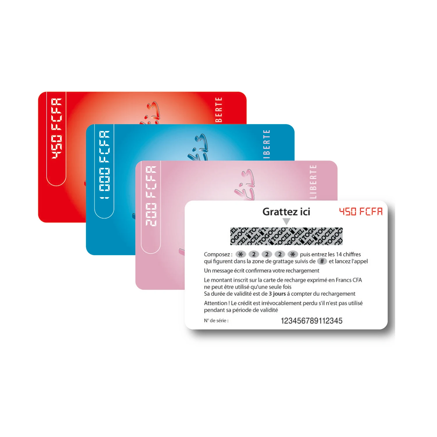 
Paper lottery scratch ticket card 