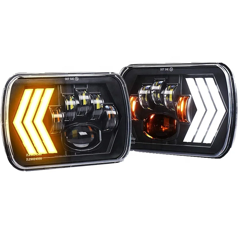 

Projector Led 5x7 7x6 Headlights for Jeep Best Sealed Beam Led H6054 Headlights Waterproof Fit for Truck Pickup 4x4 Offroad