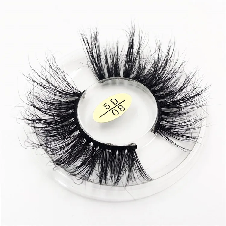 

Fake Eyelashes 25mm 5D Mink Eyelash Bulk Individual Package Lash Boost Faux Lashes, Black