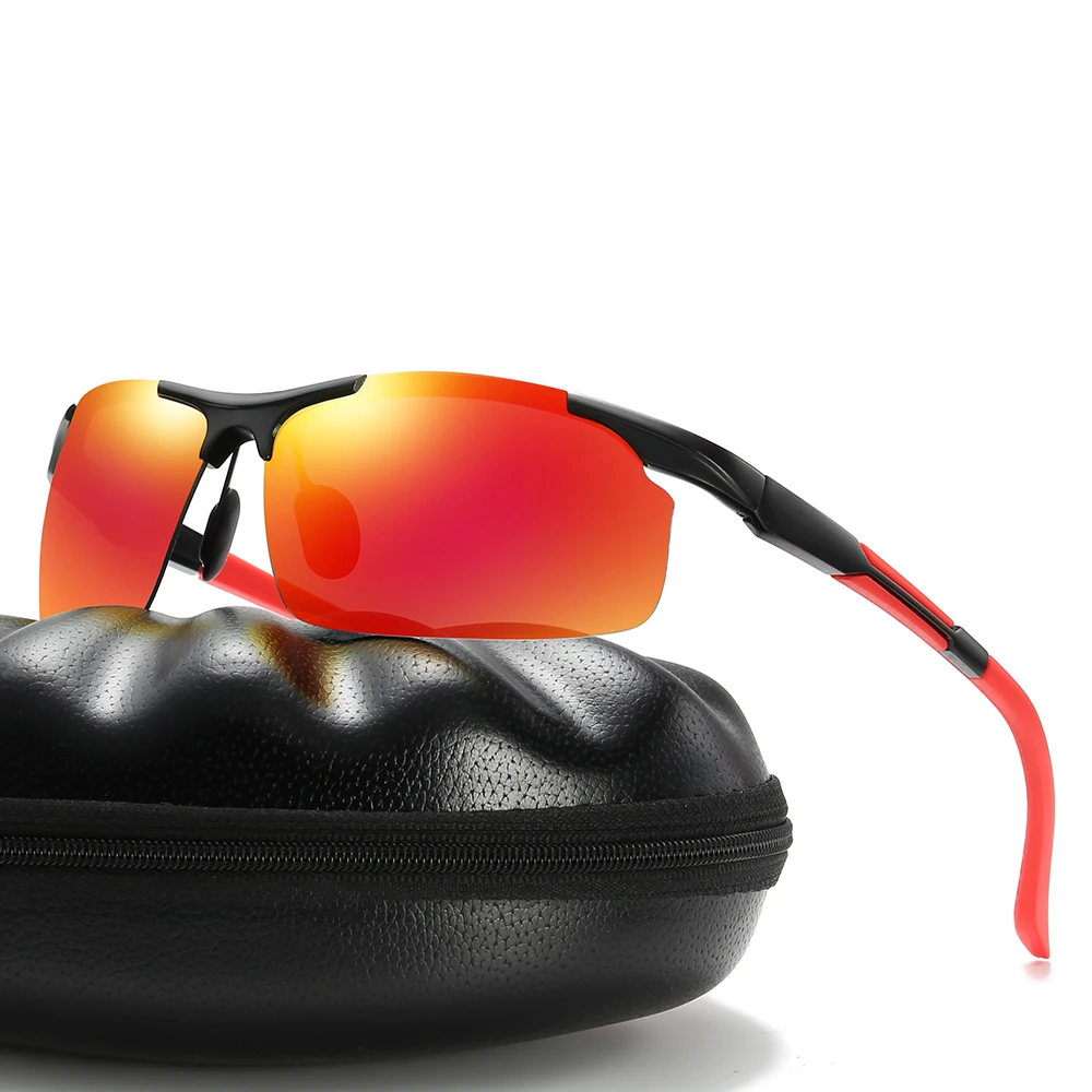 

2020 QIUZHEN Men's riding glasses aluminum and magnesium polaroid sunglasses for outdoor sports, Custom colors