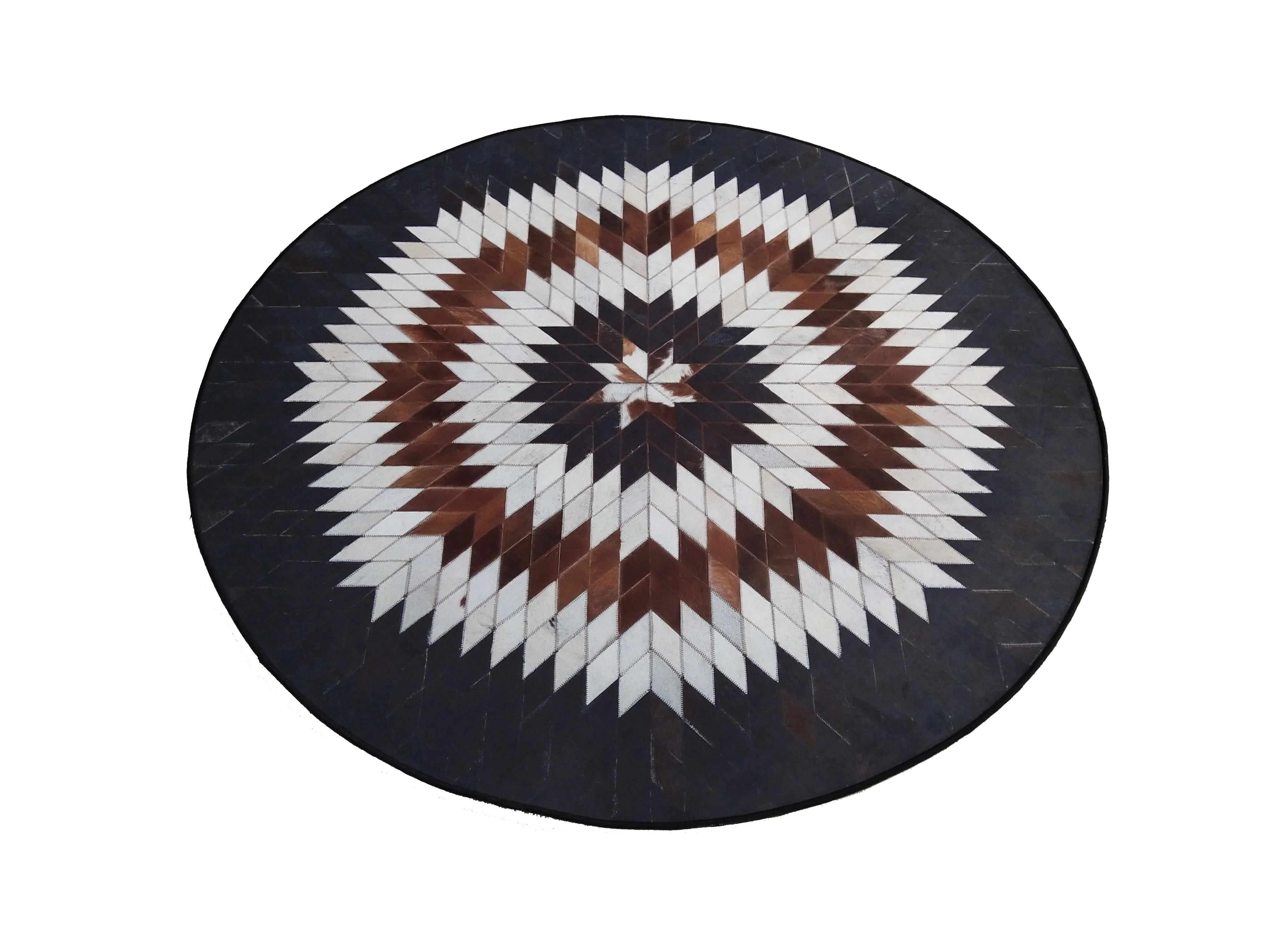 热卖3d 印花拼布牛皮地毯为客厅