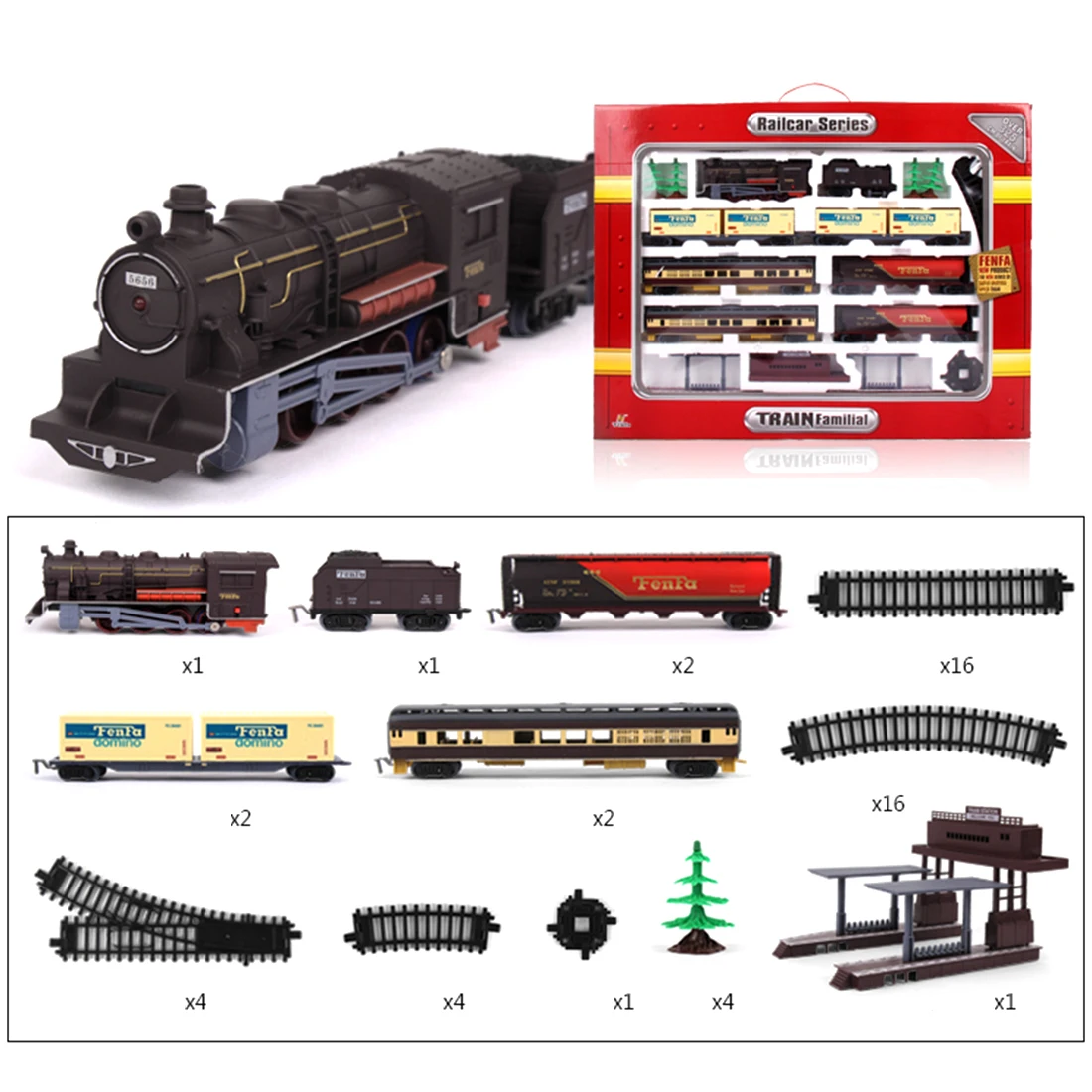 187 Children Electric Simulation Train Railroad Railway Track Toy Set Sand Table Scene Railcar Series Miniature Ho Scale Model Buy Ho Scale Model