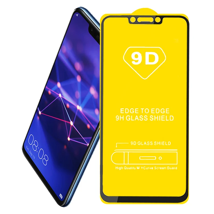 

Factory direct full cover 9d temper glass screen protector 9d for iPhone 12 pro max Huawei mate 20 lite