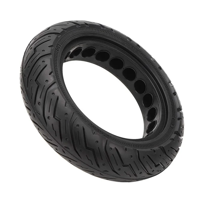 

10X2.5 Inch Solid Tyre for Ninebot Max G30 LP P Electric Scooter 10 Inch 601/70-6 1/2 Anti-Explosion Tire Kickscooter Accessores, Black