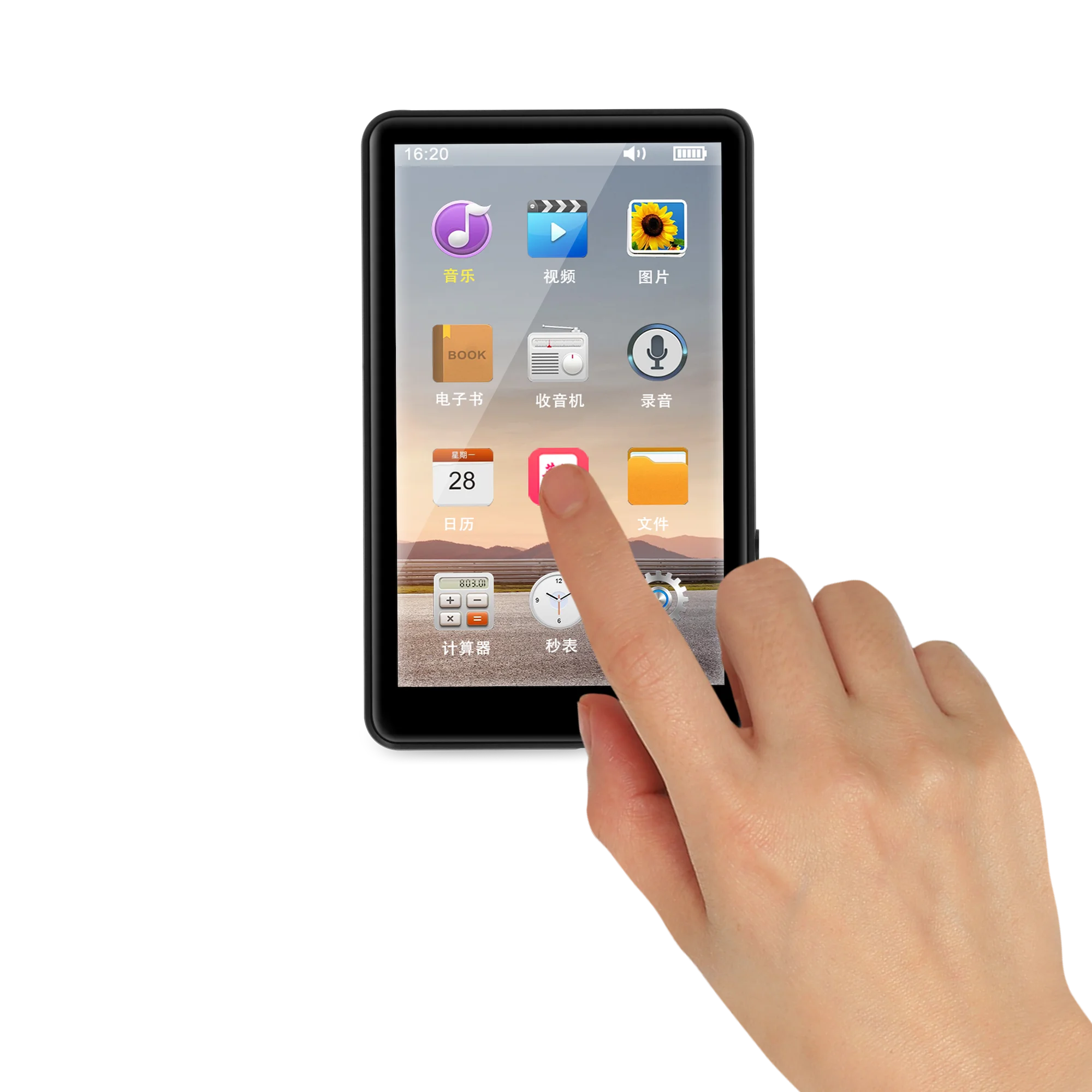 
A605 4.0inch IPS Capacitive Touch Screen Video Digital Speaker MP4 Player 