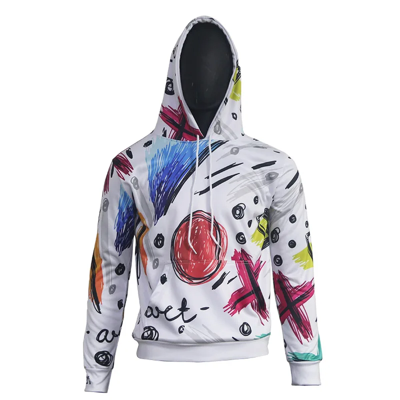 

High Quality Custom Jumper Fleece Full Dye wholesale sweatshirts Sublimation 3D Printed Oversized Hoodie, Customed color acceptable