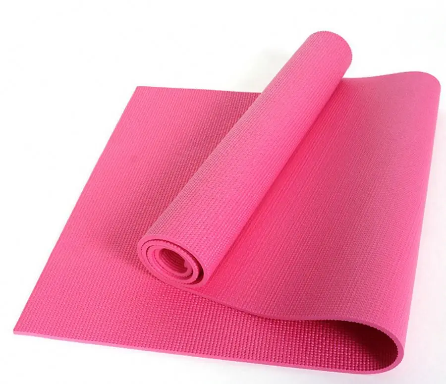 

Wholesale Natural Exercise Gym Custom Printing Cheap PVC Yoga Mat, Purple, violet, pink, blue, black, green, turquoise or customized